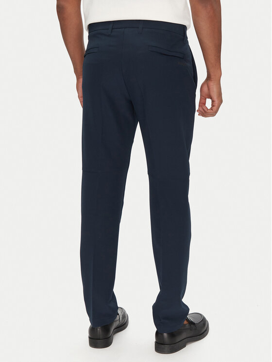 BOSS BOSS Hlače T_Commuter-Slim 50534303 Tamnoplava Slim Fit