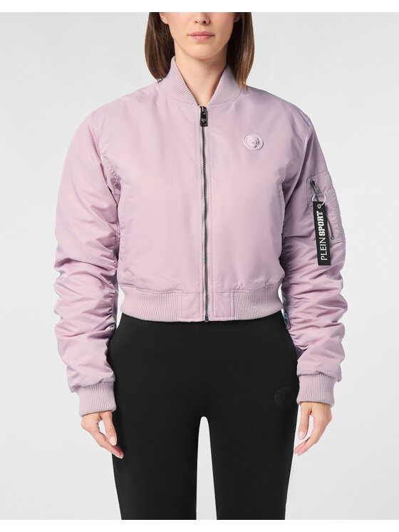 Plein Sport Plein Sport Kurtka bomber 23977 Różowy Regular Fit