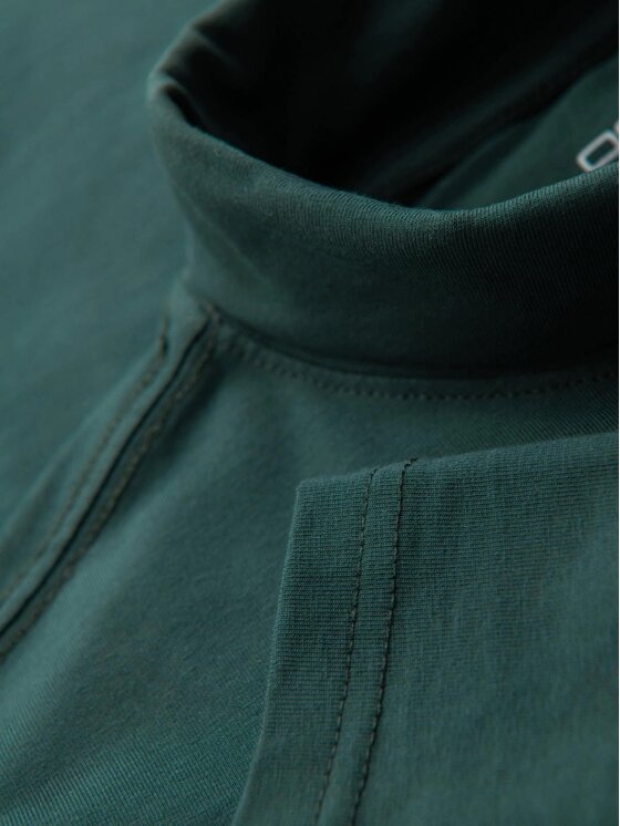 Ombre Ombre Longsleeve OM-LSCL-0130 Zielony Slim Fit