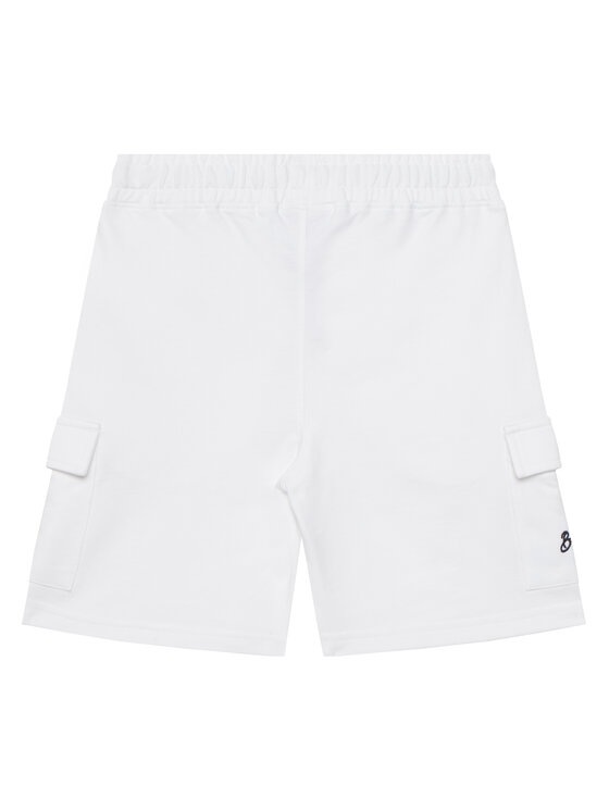 Beverly Hills Polo Club Beverly Hills Polo Club Auduma šorti 76B6SF0028T Balts Regular Fit