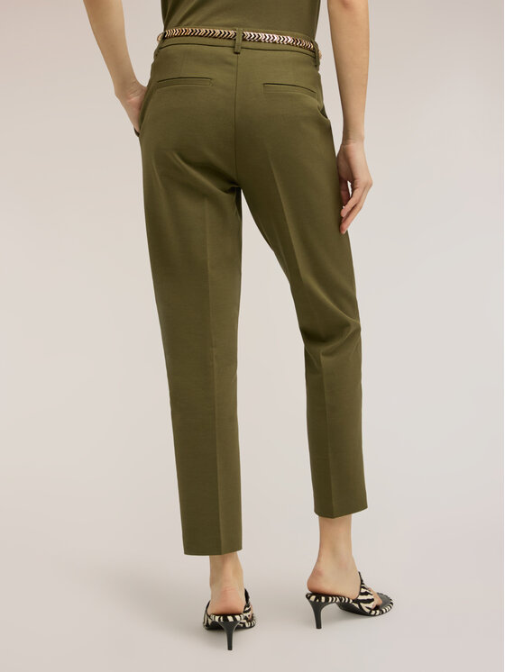 Motivi Motivi Pantaloni di tessuto P203Q004394N035 Verde Slim Fit