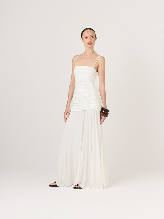 La Mania La Mania Vestito DELLA Bianco Classic Fit