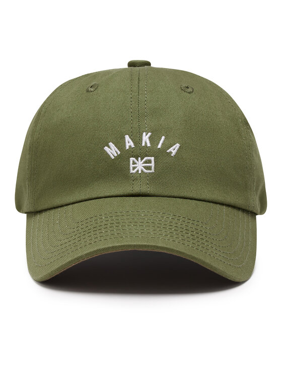 Makia Makia Czapka z daszkiem Brand U82071 Zielony