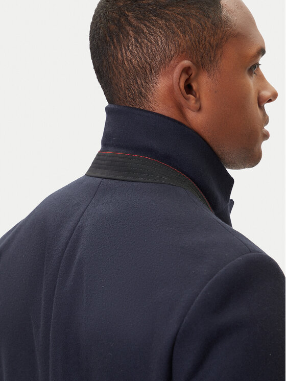 HUGO HUGO Vuneni kaput Migor2541 50546528 Tamnoplava Slim Fit