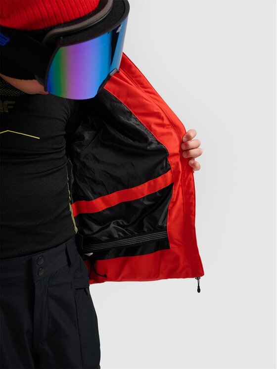 4F 4F Giacca da sci 4FJRAW25TTJAM1041-62S Rosso Regular Fit