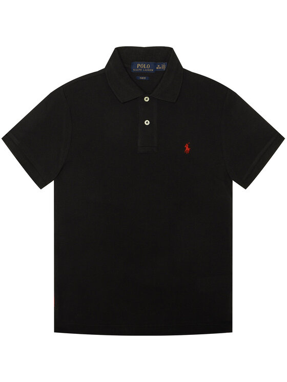 Polo Ralph Lauren Polo Majica 323547926001 Črna Slim Fit