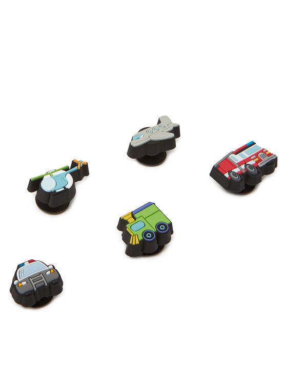 Crocs Crocs Okrasek za obutev TINY BEEP BEEP 5 PACK 10015675 Pisana