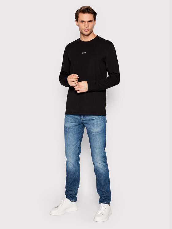 BOSS Boss Longsleeve Tchark 50473286 Schwarz Regular Fit