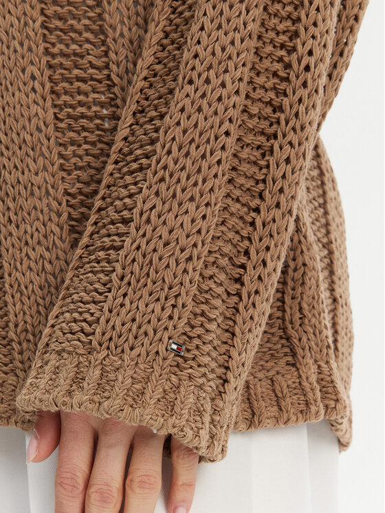 Tommy Hilfiger Tommy Hilfiger Sweater WW0WW44486 Barna Relaxed Fit