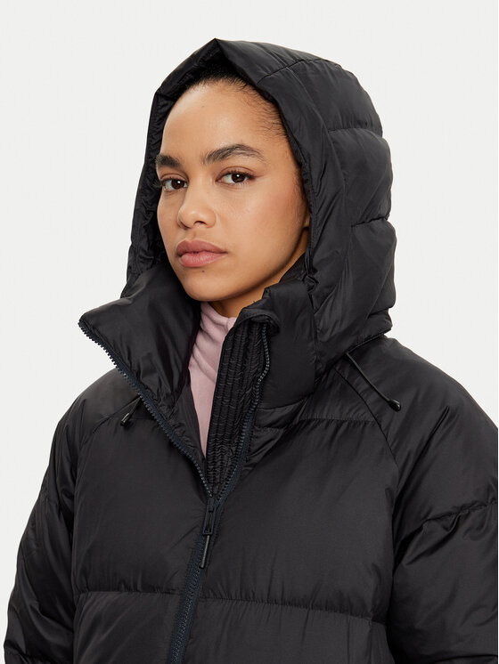 4F 4F Pūkinė striukė 4FWAW24TDJAF465 Juoda Loose Fit