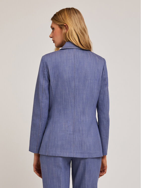 Motivi Motivi Giacca outdoor Q676Q000866N004 Turchese Regular Fit