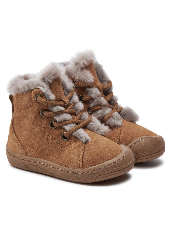 Froddo Froddo Gležnjarji Minni Suede Laces G2110140-2 M Rjava