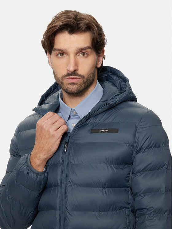 Calvin Klein Calvin Klein Žieminė striukė K10K113908 Mėlyna Regular Fit