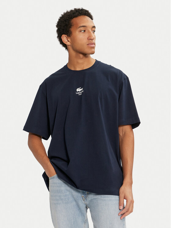Lacoste Lacoste T-shirt TH2739 Blu scuro Classic Fit