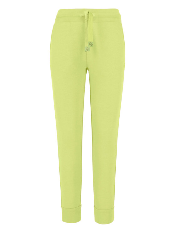 Volcano Volcano Spodnie dresowe N-VENIS Zielony Regular Fit