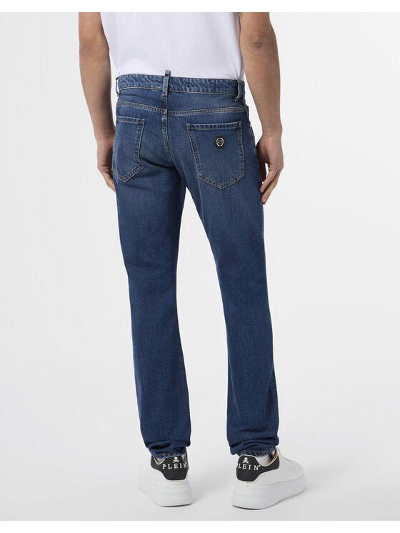 PHILIPP PLEIN PHILIPP PLEIN Jeansy 30026 Niebieski Straight Fit