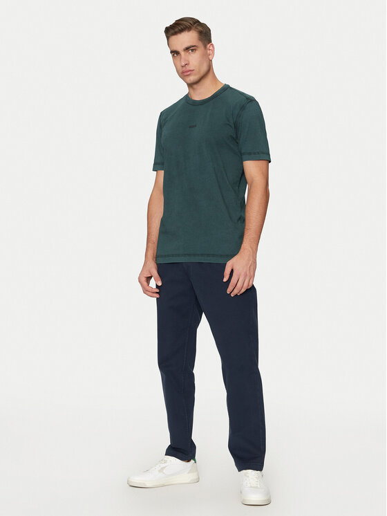 BOSS Boss T-krekls Tokks 50502173 Zaļš Regular Fit