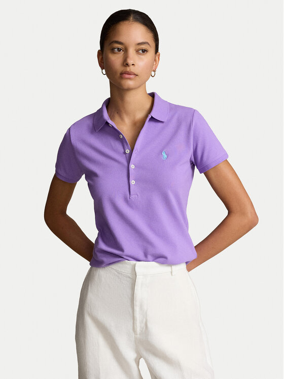 Polo Ralph Lauren Tricou polo 211870245012 Violet Slim Fit