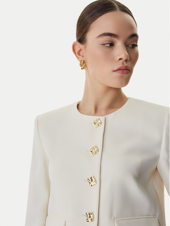 Marella Marella Сако Falesia 2613041063 Екрю Regular Fit