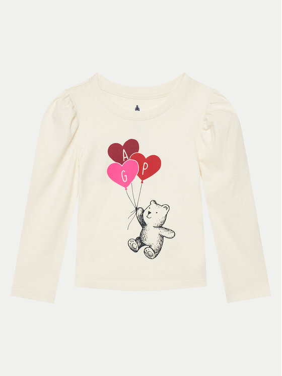 Gap Gap Majica 525362-07 Bež Regular Fit