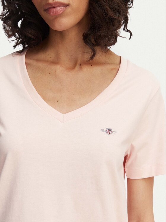 Gant Gant T-shirt Shield 4200750 Svijetlo narančasta Regular Fit