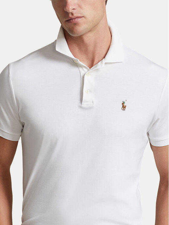 Polo Ralph Lauren Polo Ralph Lauren Polokošeľa 710713130003 Biela Custom Slim Fit