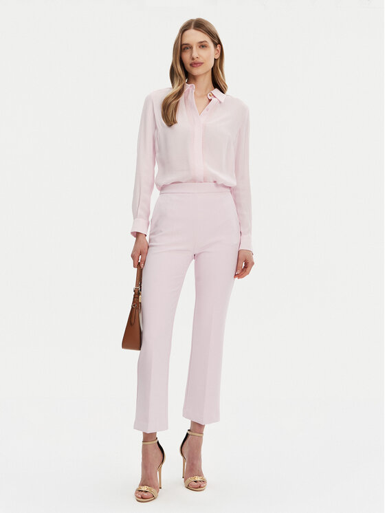 Elisabetta Franchi Elisabetta Franchi Cămașă CA-054-51E2-V420 Roz Regular Fit