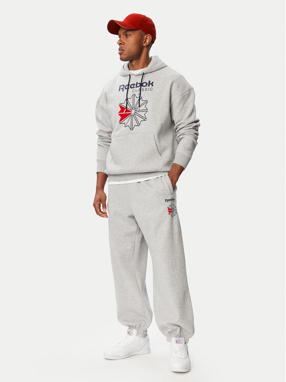 Reebok Reebok Спортивні штани Eryk RK25733CCM Світло-сірий Regular Fit