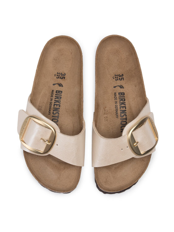 Birkenstock Birkenstock Pantoletten Madrid Big Buckle 1015279 Beige