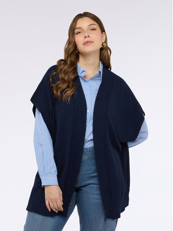 Fiorella Rubino Fiorella Rubino Cardigan M028E002014N034 Blu Over Fit