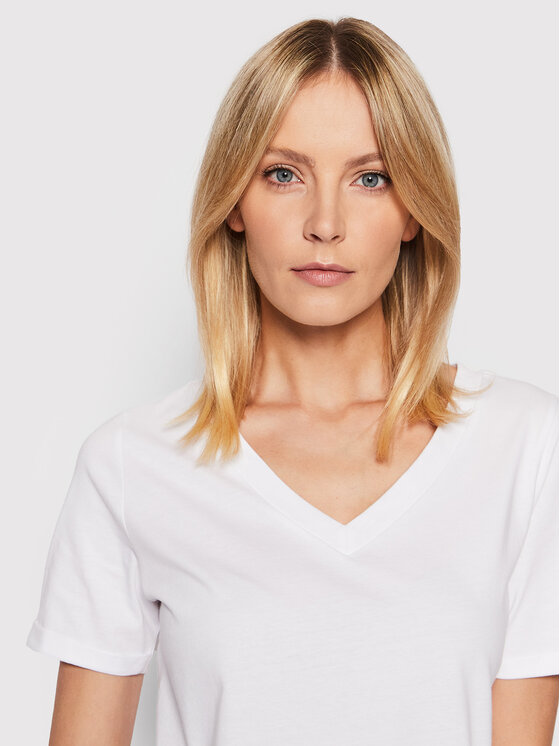 Pieces Pieces Футболка Ria 17120455 Білий Regular Fit