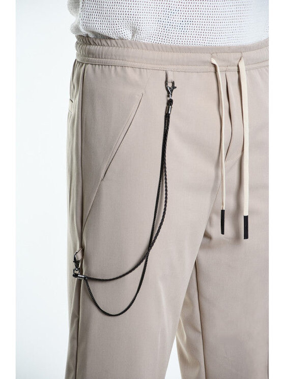 Xagon Xagon Pantaloni di tessuto P25032ZXAG92 Beige Oversize