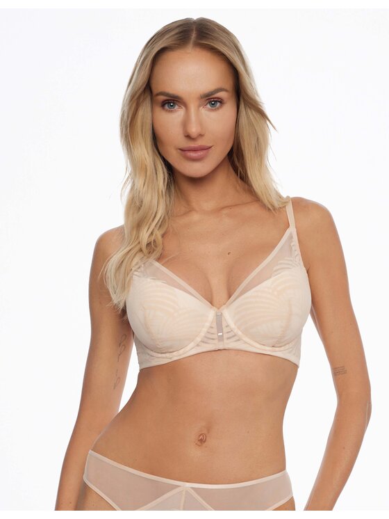 Esotiq Esotiq Biustonosz push-up 41419-08X Beżowy