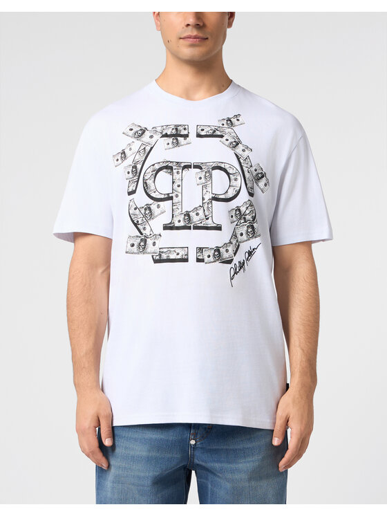 PHILIPP PLEIN PHILIPP PLEIN T-shirt 31090 Bianco Regular Fit