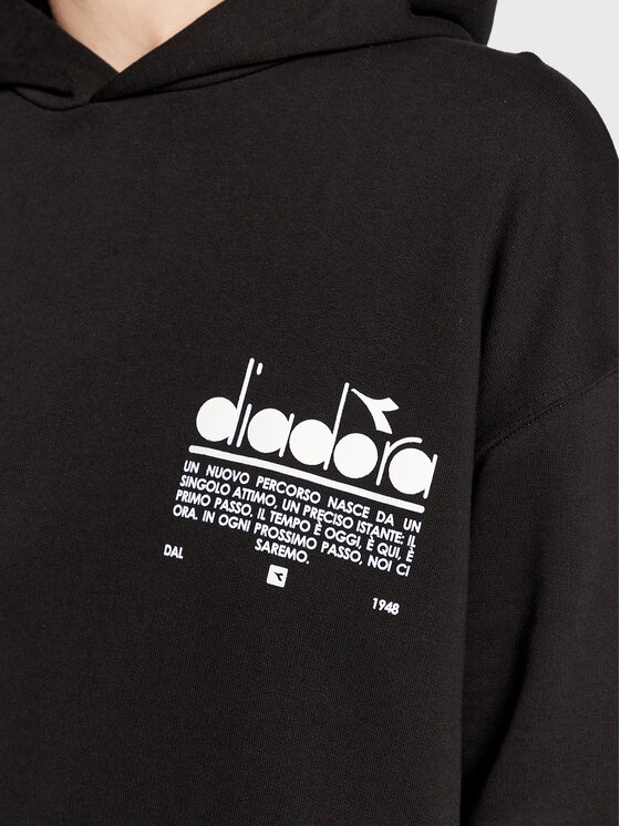 Diadora Diadora Bluza Unisex Manifesto 502.179481 Czarny Regular Fit