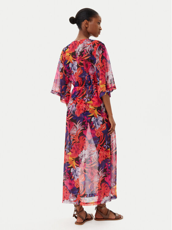Selmark Selmark Rochie de plajă BL596 Colorat Relaxed Fit