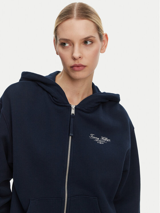 Tommy Hilfiger Tommy Hilfiger Sweatshirt WW0WW44632 Dunkelblau Regular Fit