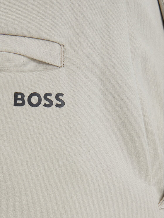 BOSS BOSS Šortky z materiálu S_Commuter-J 50511436 Světle béžová Slim Fit