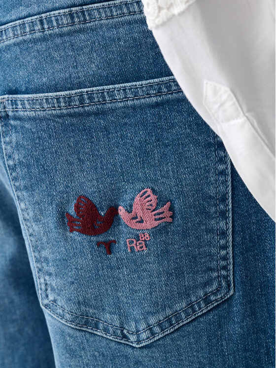 TATUUM TATUUM Jeansy DOBRAWA 1 Granatowy Wide Fit