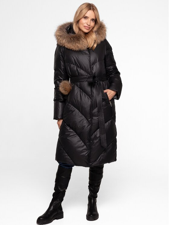 Perso Perso Dámská bunda BLH251050FXR Černá Regular Fit