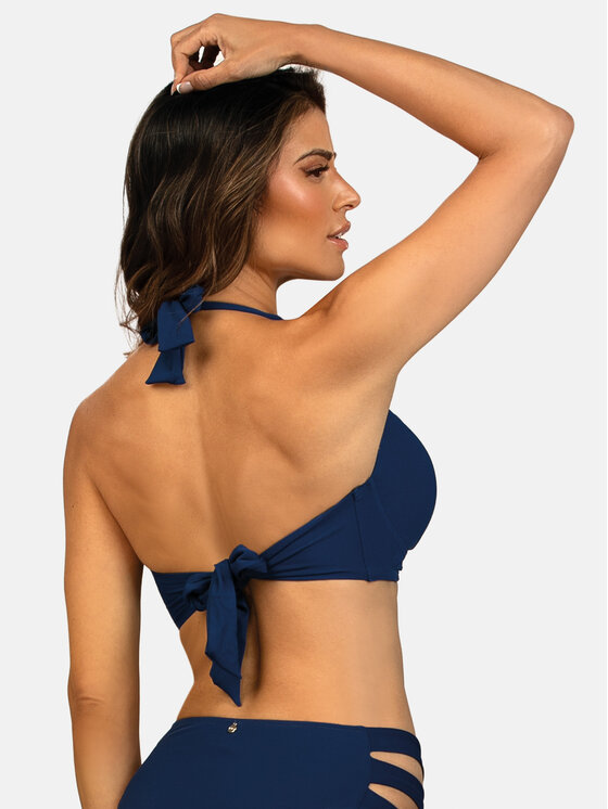 Feba Feba Bikini pezzo sopra FG239 Blu scuro