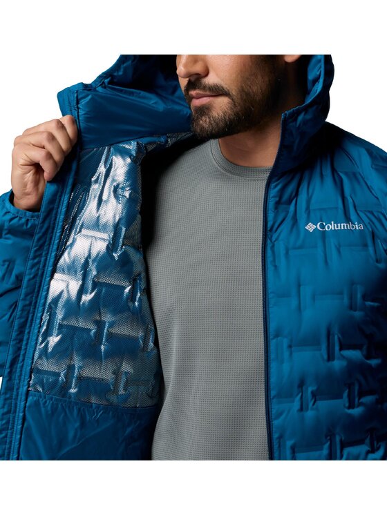 Columbia Columbia Kurtka puchowa 208622 Niebieski Regular Fit