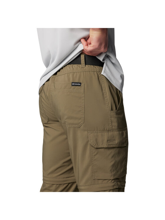 Columbia Columbia Spodnie dresowe Columbia Silver Ridge Utility Convertible Pant Zielony Regular Fit