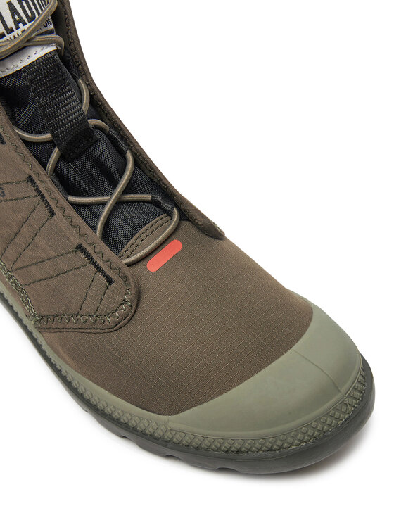 Palladium Palladium Schnürstiefeletten Pampa Travel Lite 79104-309-M Grün