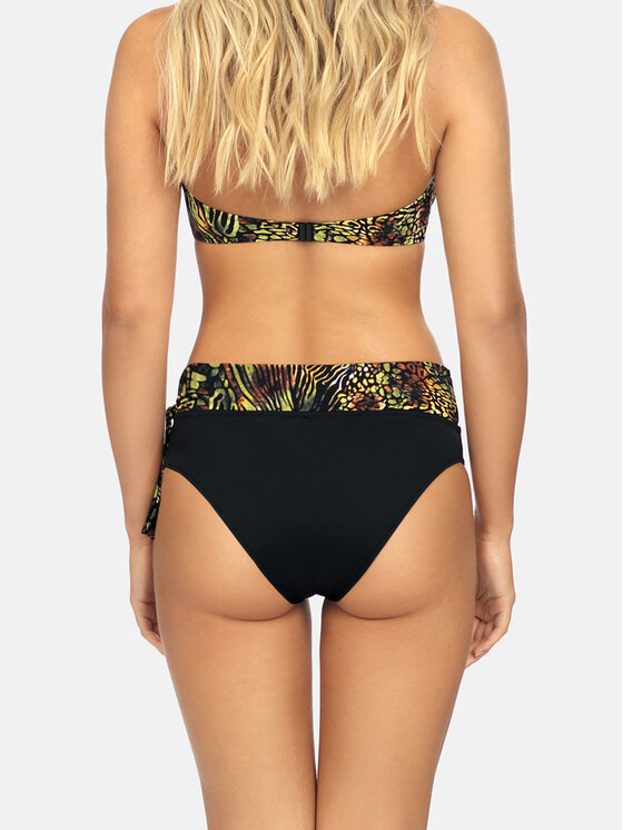 Miss Lou Miss Lou Dół od bikini Ivy Safari Fashion D-ML039 Zielony