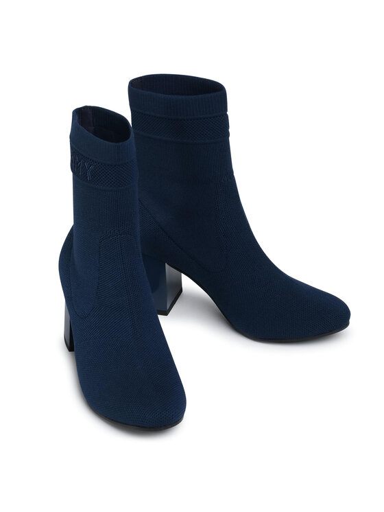 Tommy knit store mid heel boot