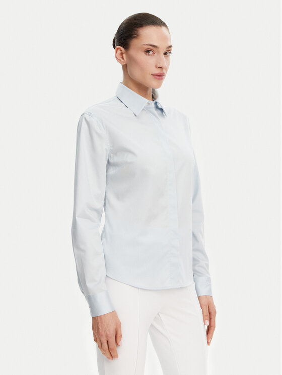 Guess Guess Košile W5RH31 WAF10 Modrá Regular Fit