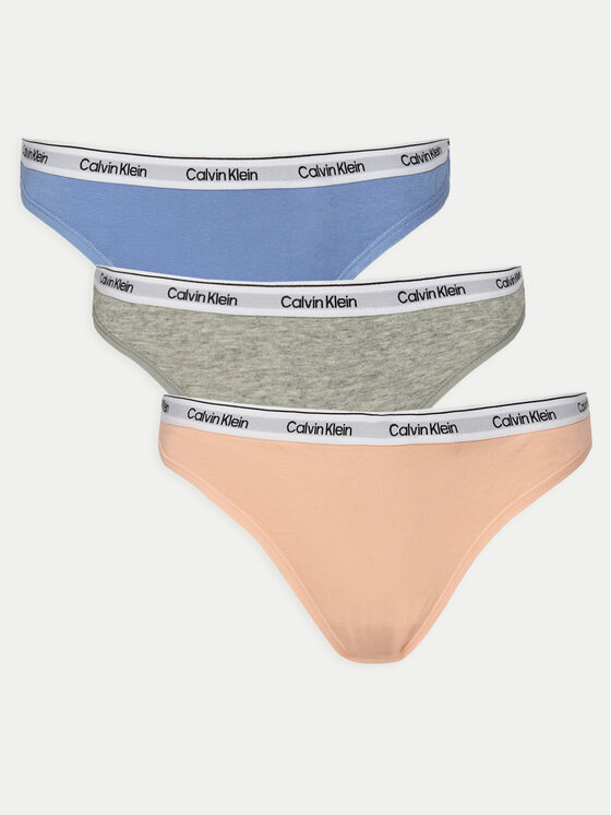 Calvin Klein Underwear Calvin Klein Underwear Set od 3 para tangica 000QD5209E Šarena