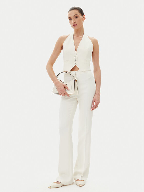 PINKO PINKO Kamizelka 104931 A213 Biały Regular Fit