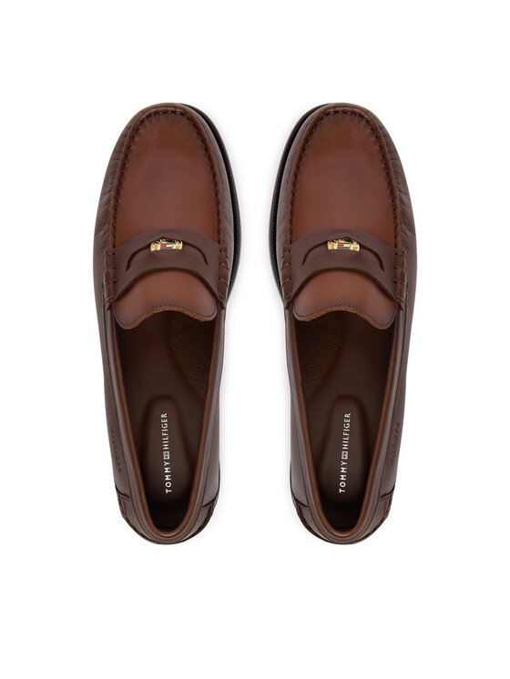 Tommy Hilfiger Tommy Hilfiger Mokasyny Penny Crust FM0FM05836 Brązowy